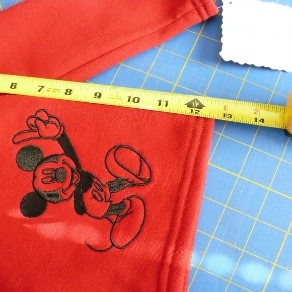 Disney Mickey Mouse Outfit Toddler 24M Hooded Sweat Shirt & Black Sweatpants Set - Picture 5 of 10